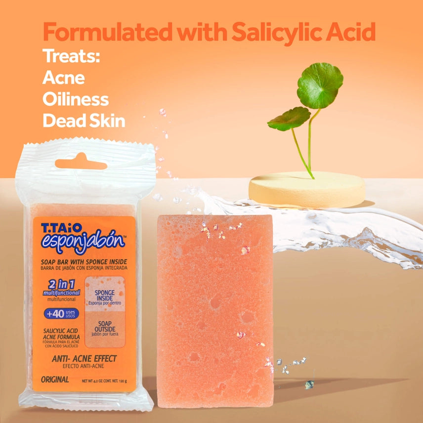 Esponjabon Salicylic Acid - Anti-Acne Effect